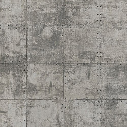 Norwall LL36224 Steel Tile Wallpaper - Image 4