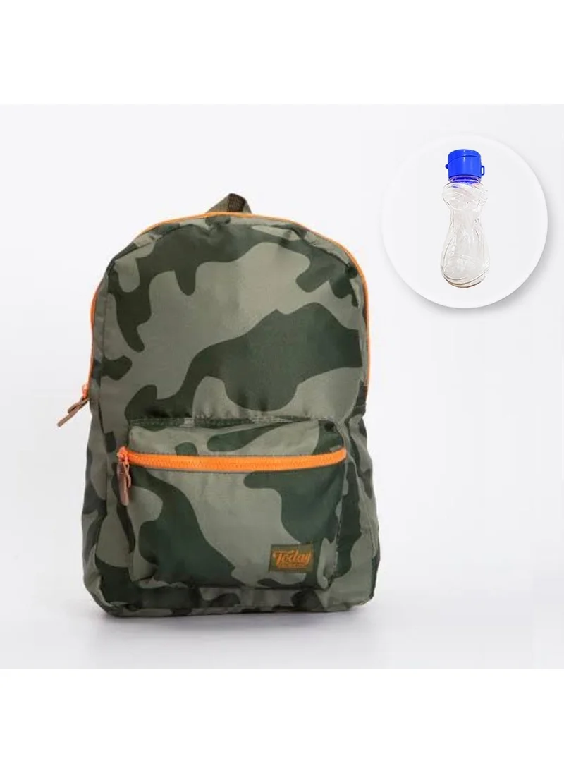 Masho Trend Today Camouflage Outdoor Backpack Backpack + Water Pack - School Bag - Storage Bag