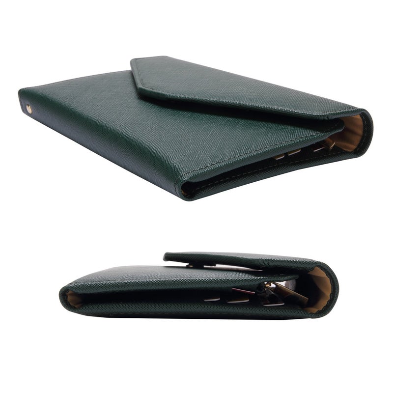 ZOPPEN Mulit-purpose Rfid Blocking Travel Passport Wallet (Ver.4) Trifold Document Organizer Holder, 16 Dark Olives - Image 5