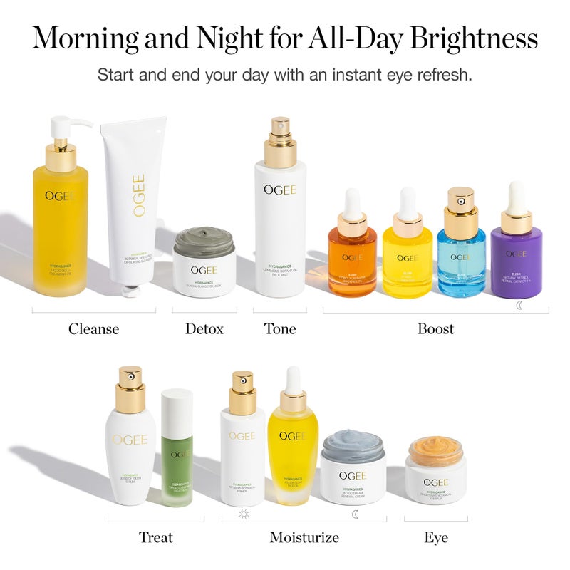 Ogee Botanical Eye Balm - Certified Organic Brightening Eye Cream for Dark Circles and Puffinesss - Made with Natural Retinol Alternative & Hyaluronic Acid - Image 5