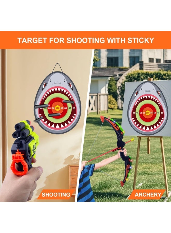 Soofam Kids Bow and Arrow Set Toy,Safe Plastic Archery Shooting Toy Set, Backyard Shooting Games, Indoor Outdoor Sport Playset Birthday Gifts Toys for Boys Girls Ages 4-12 - Image 5