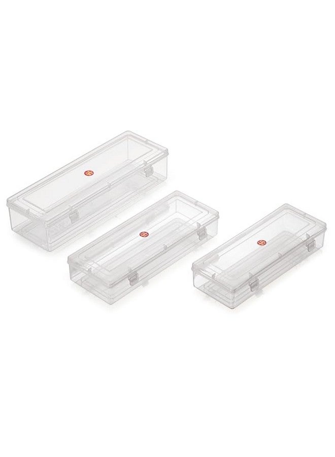 Nakoda Tulip Box Container For Home Storage,Color May Vary - 550Ml, Pack Of 1 - Plastic