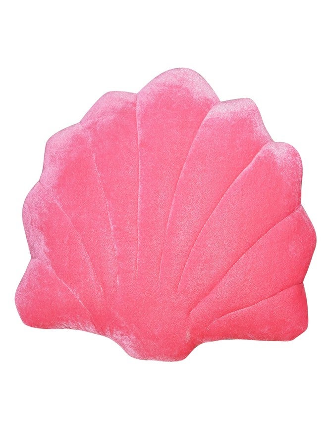 Gordon Seashell Decorative Pillow, Pillowcases Sea Ocean Theme Seashell Conch Decorative Pillowslip Home Office Decor Seashell Shaped Throw Pillow 18" x 15" (Pink) - Image 1