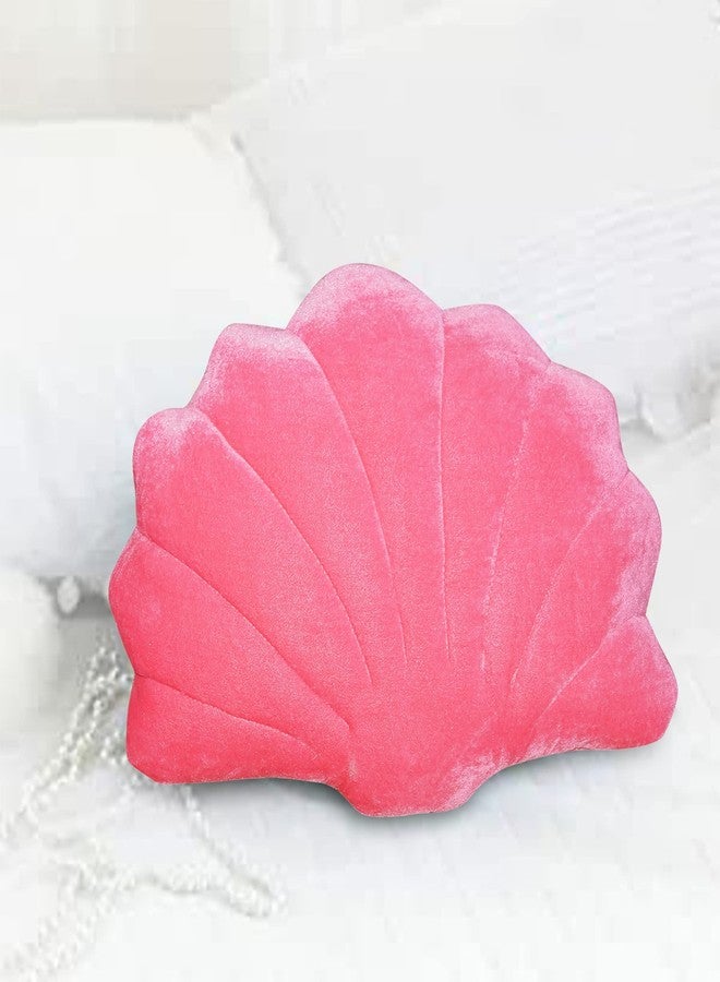 Gordon Seashell Decorative Pillow, Pillowcases Sea Ocean Theme Seashell Conch Decorative Pillowslip Home Office Decor Seashell Shaped Throw Pillow 18" x 15" (Pink) - Image 2