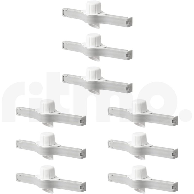 Ritmo Food Sealing Clip Pouring Clips Food Stotage Pour Sealing Clamp Food Packages Clips with Pour Spout for Coffee Sugar Cereal 6 - Image 5