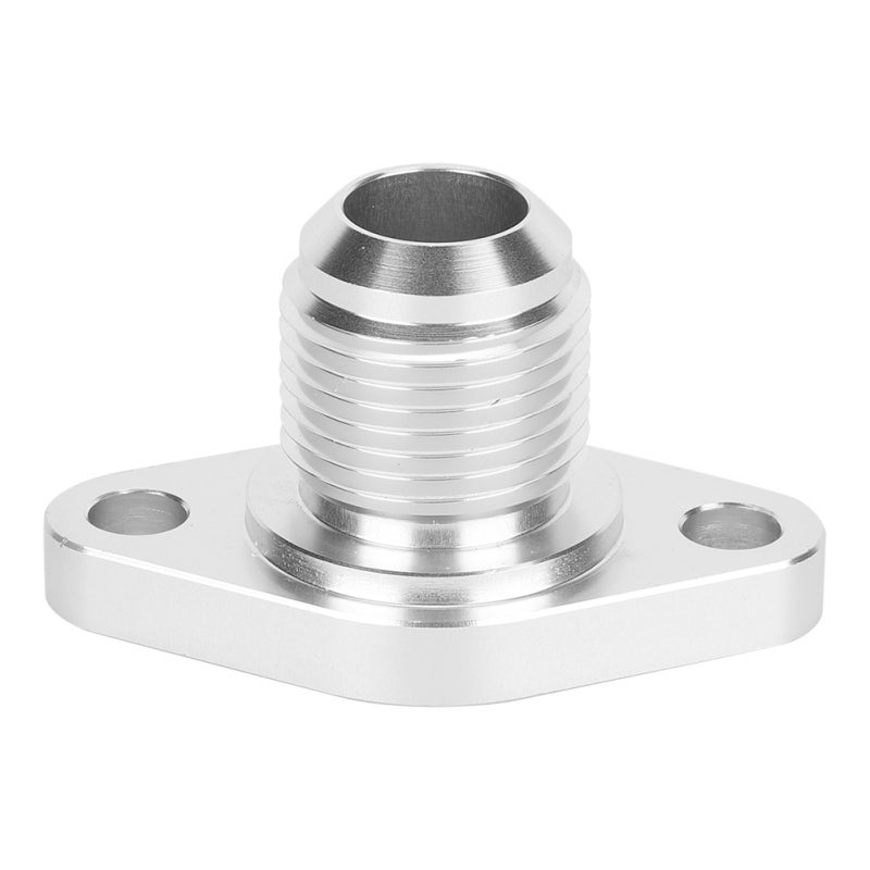Turbo Oil Drain Flange: T6061 Billet Aluminum, AN12 Center Hole Thread, Leak-proof - Stable Performance Turbo Return Flange for T3, T4, GT40, GT50, GT55 Turbo Fitment - Image 2