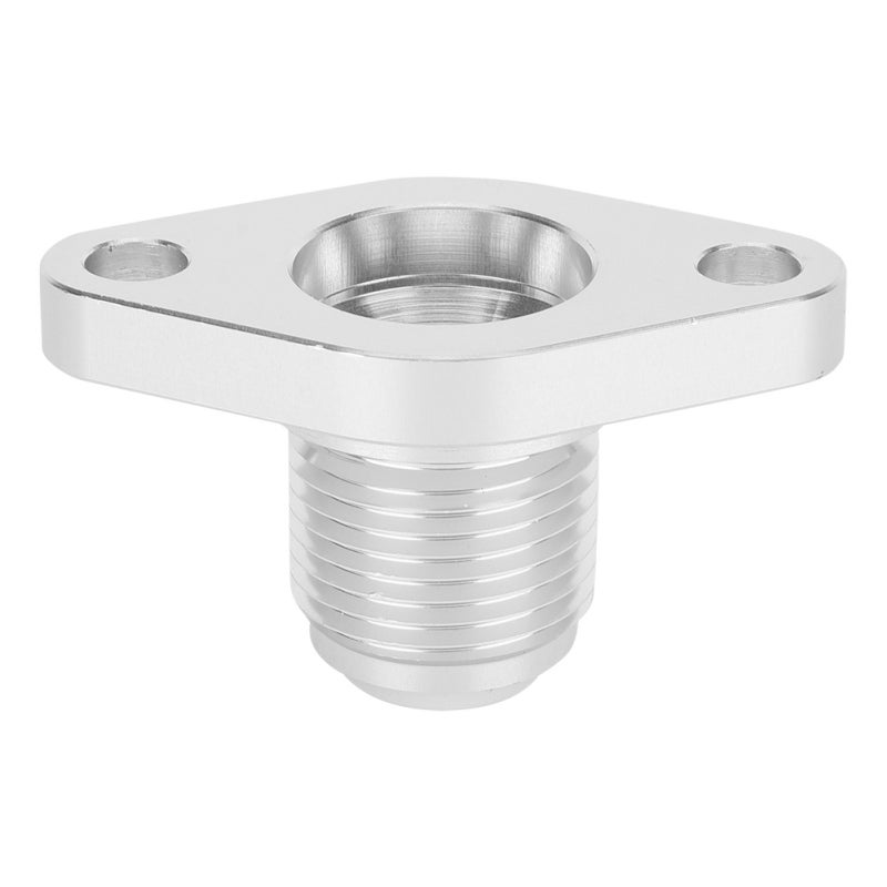 Turbo Oil Drain Flange: T6061 Billet Aluminum, AN12 Center Hole Thread, Leak-proof - Stable Performance Turbo Return Flange for T3, T4, GT40, GT50, GT55 Turbo Fitment - Image 1