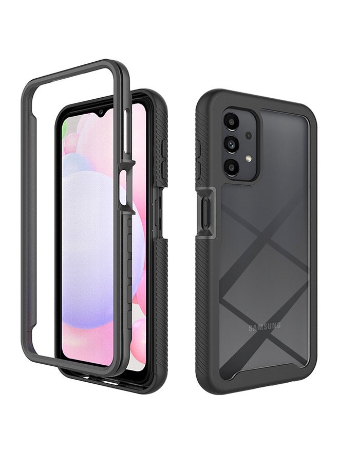 كاست ويف سامسونج جالاكسي A13 4G / 135G حالة الهاتف ، وامتصاص الصدمات تصميم الوفير ، كاميرا معززة و حامي الشاشة ، تنطبق على سامسونج جالاكسي A13 4G / 135G TPU + كمبيوتر حماية حالة الهاتف ( أسود ) - Image 1
