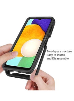 KASTWAVE Samsung Galaxy A13 4G/13 5G Case, Shock Absorption Bumper Design, Enhanced Camera and Screen Protection, Shockproof TPU＋PC Protective Phone Cover for Samsung Galaxy A13 4G/13 5G (Black)  - Image 3