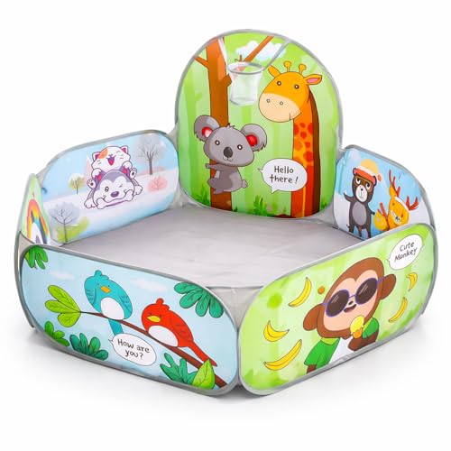 Mummy Please【Without Balls】 X-X-Large Size Mesh Multi-Colored Cartoon Theme Pop-Up Activity Basket Ball-Pool - Image 1