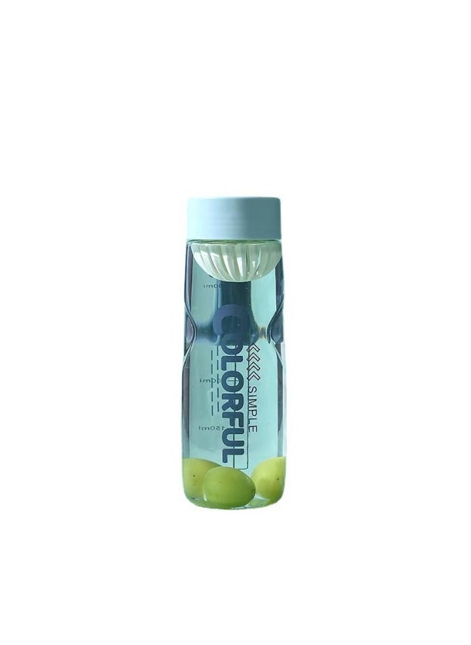 Colorful Male And Female Students Plastic Water Cup Student Space Cup High Appearance Level Portable Fall Proof  - Image 1