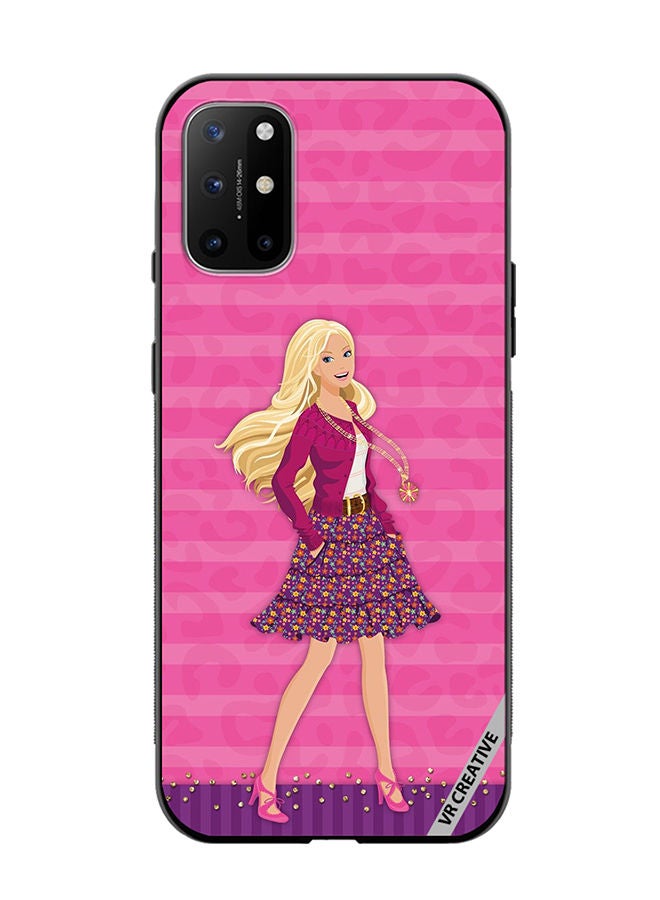 VR CREATIVE Protective Case Cover For OnePlus 8T Barbie Design Multicolour - Image 1