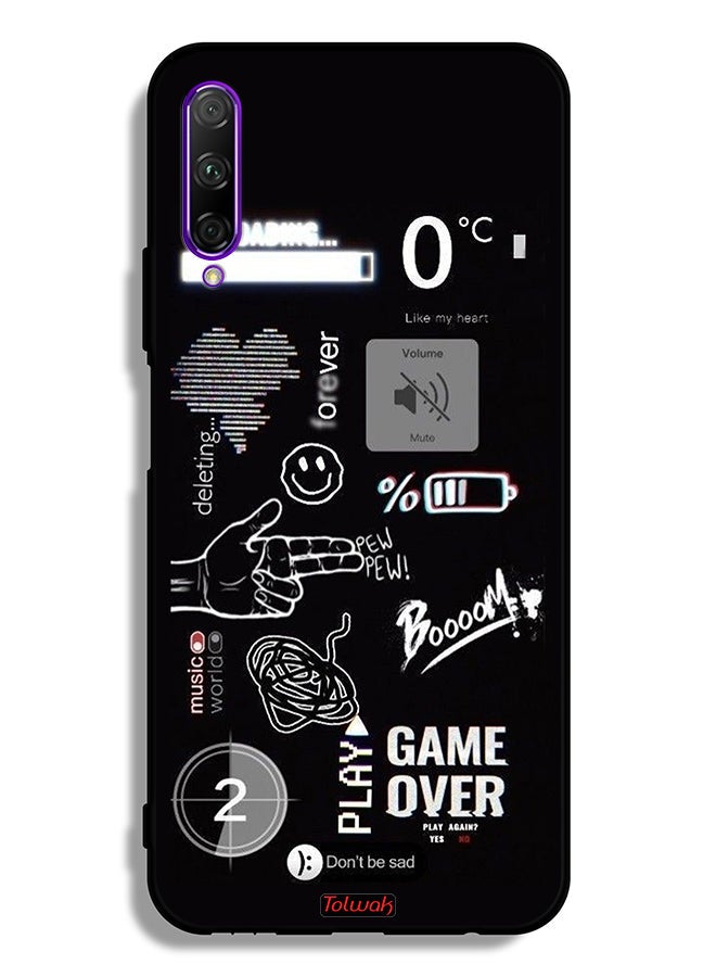 Tolwak Huawei Y9s Protective Case Cover Game Over Pew Pew - Image 2