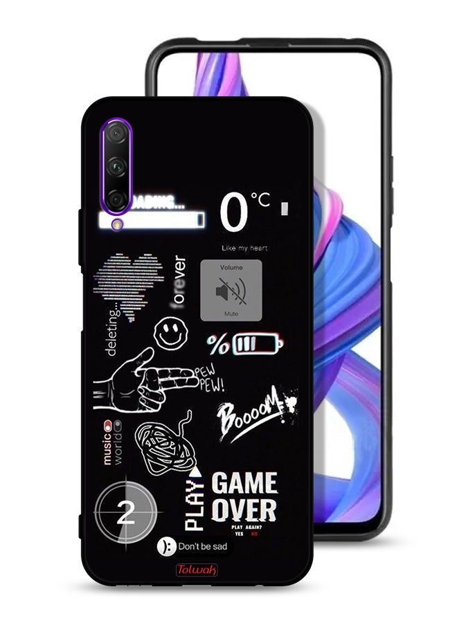Tolwak Huawei Y9s Protective Case Cover Game Over Pew Pew - Image 1