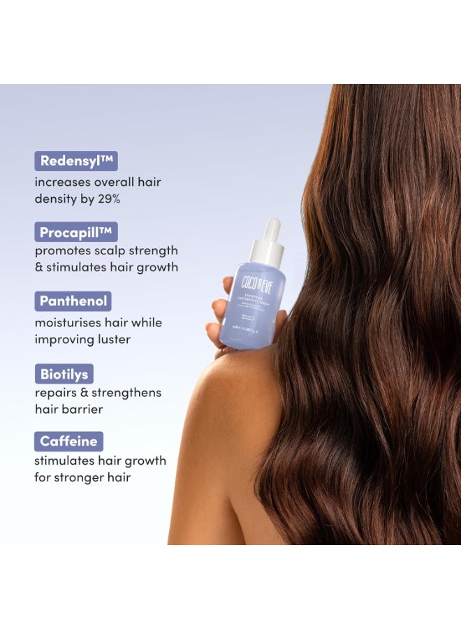 COCO & EVE Coco & Eve Boost Therapy Tripeptide Hair Density Serum. For Thicker, Fuller Hair. Anti-Hair Loss & Shedding, Lightweight Scalp Treatment with Biotin & Caffeine for Volume & Restoration (2.03 Fl Oz) - Image 4