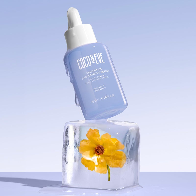 Coco & Eve Boost Therapy Tripeptide Hair Density Serum. For Thicker, Fuller Hair. Anti-Hair Loss & Shedding, Lightweight Scalp Treatment with Biotin & Caffeine for Volume & Restoration (2.03 Fl Oz) - Image 2