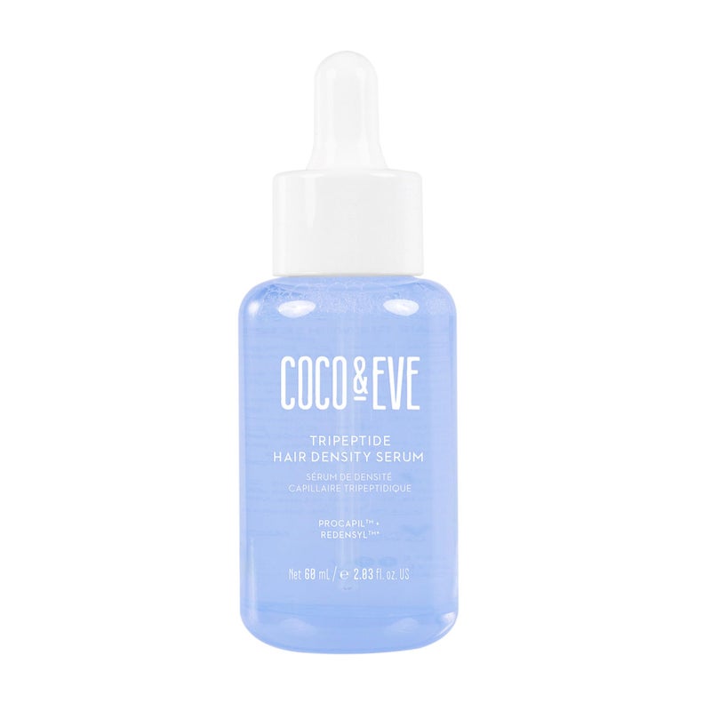 Coco & Eve Boost Therapy Tripeptide Hair Density Serum. For Thicker, Fuller Hair. Anti-Hair Loss & Shedding, Lightweight Scalp Treatment with Biotin & Caffeine for Volume & Restoration (2.03 Fl Oz) - Image 1