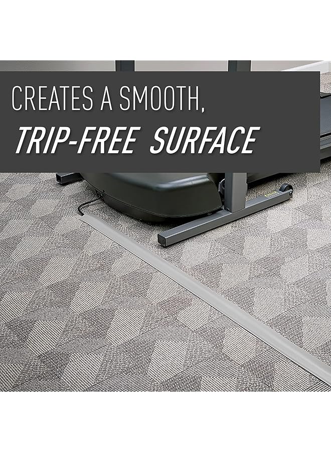 erorex Floor Cord Management Kit Corduct Cord Protector Wire Organizer And Hider Rubber Cable Cover And Concealer Grey 152.4 Cm Cdg 5 - Image 3