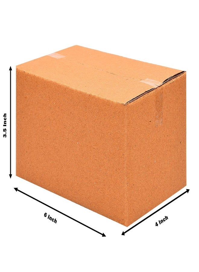 MALANI STORE 3 Ply Corrugated Box/Shipping Boxes/Packaging Boxes (Size: 6 Inches * 4 Inches * 3.5 Inches) - Pack of 25 Boxes. - Image 3