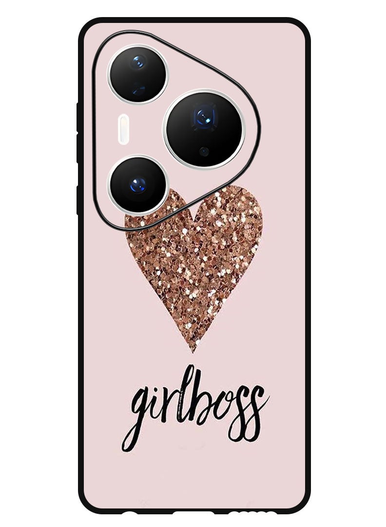 Theodor Case Compatible with Huawei Pura 80 Pro Plus 6.8 Inch Protection Shockproof Bumper Cover Girls Boss & Heart - Image 1