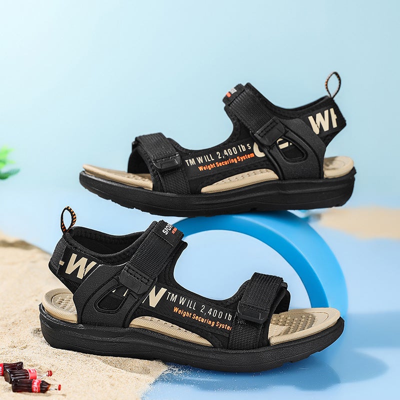 Children'S Shoes Children'S Sandals 2025 Boys Beach Shoes Big Boys Sports Sandals - Image 1