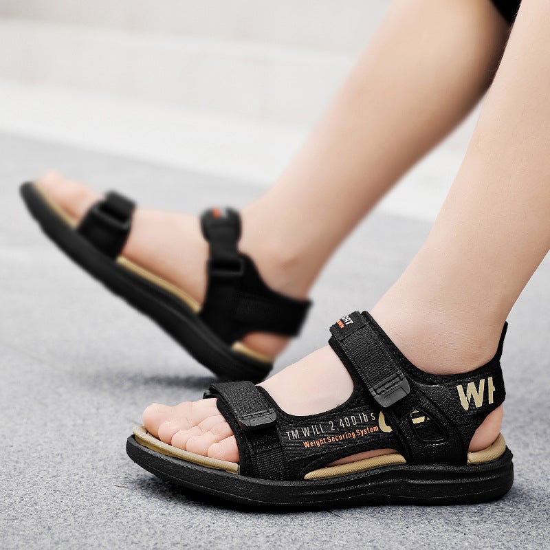 Children'S Shoes Children'S Sandals 2025 Boys Beach Shoes Big Boys Sports Sandals - Image 5