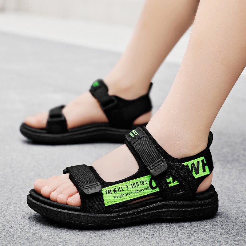 Children'S Shoes Children'S Sandals 2025 Boys Beach Shoes Big Boys Sports Sandals - Image 2