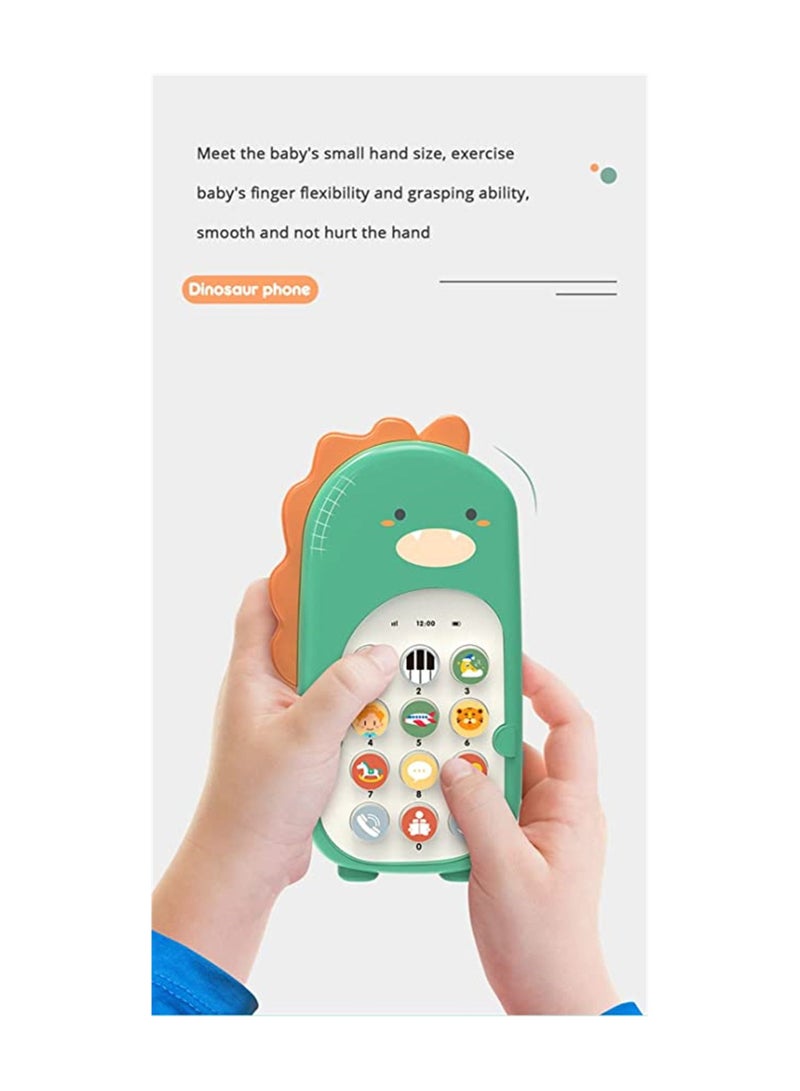 NIBEMINENT Children's Dinosaur Phone Toy Vibrate And Dance Baby Simulation Musical Toys Educational Story Machine for Toddlers  - Image 5