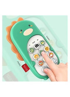 NIBEMINENT Children's Dinosaur Phone Toy Vibrate And Dance Baby Simulation Musical Toys Educational Story Machine for Toddlers  - Image 2
