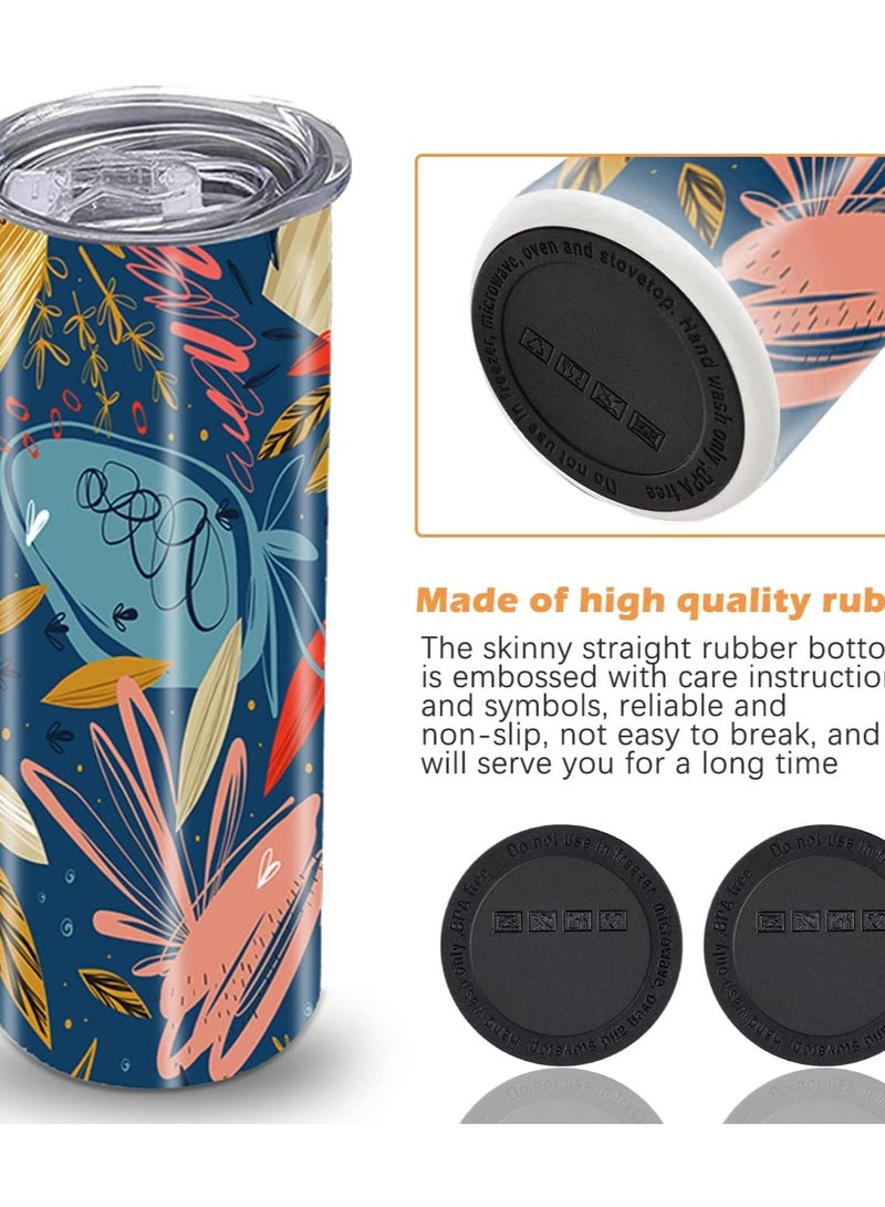 20pcs Non-Slip Rubber Bottoms for Sublimation Tumblers, Adhesive Silicone Protectors for Skinny Tumblers and Jars, Durable Anti-Slip Base for Safe Use - Image 4