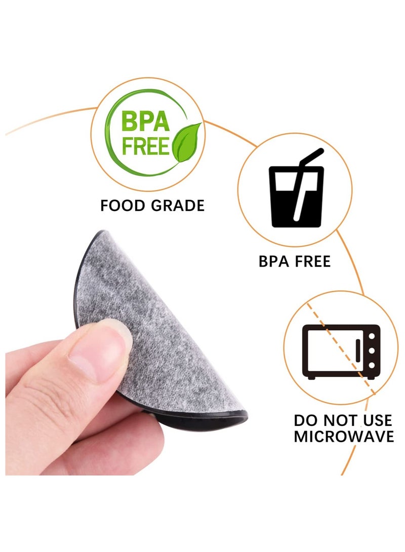 20pcs Non-Slip Rubber Bottoms for Sublimation Tumblers, Adhesive Silicone Protectors for Skinny Tumblers and Jars, Durable Anti-Slip Base for Safe Use - Image 3