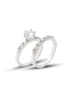 Silver Twins Ring