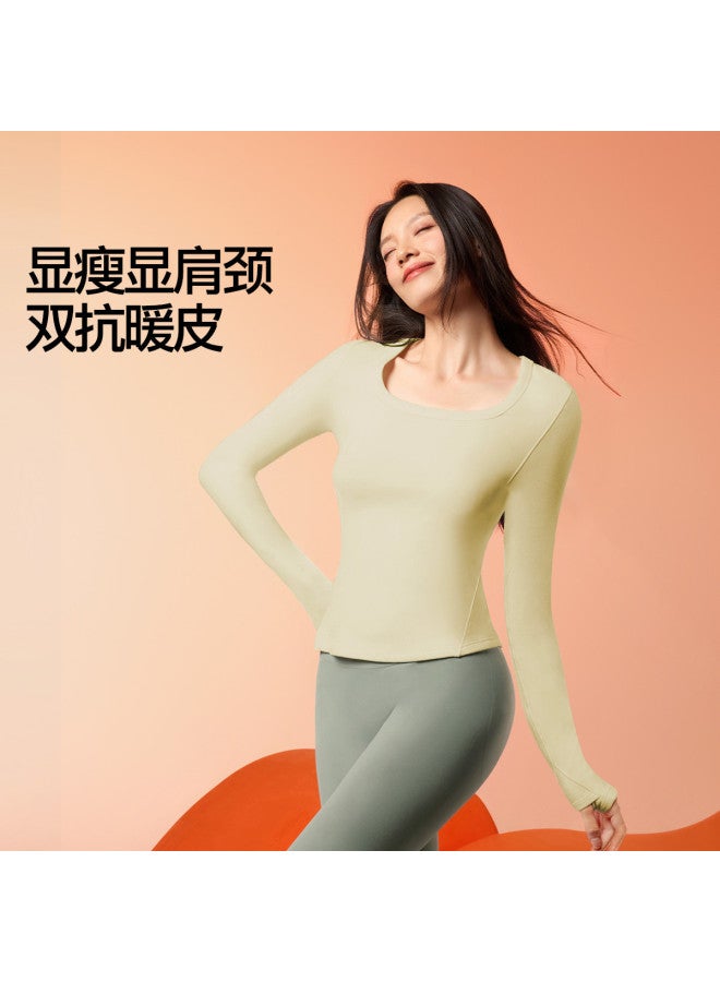 SIINSIIN Women'S Base Layer Shirt Thermal Underwear Seamless Slimming Slim-Fit Bodysuit Top Spring - Image 2