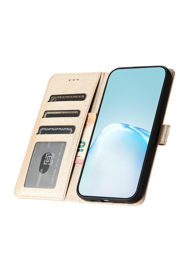 S-TOP Case For iPhone 16 Plus Silk Texture Horizontal Flip Leather Phone Case - Image 5
