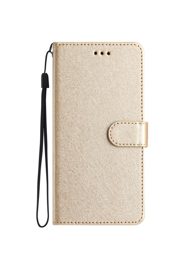 S-TOP Case For iPhone 16 Plus Silk Texture Horizontal Flip Leather Phone Case - Image 3