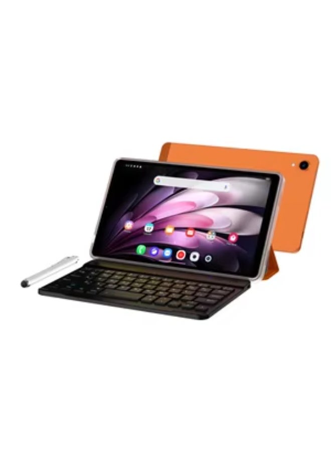إم-هورس جهاز لوحي M-HORSE A9 MINI بنظام Android وشاشة 8.8 بوصة، مع لوحة مفاتيح ذكية تعمل بالبلوتوث وقلم، ذاكرة وصول عشوائي (RAM) سعة 8 جيجابايت، سعة تخزين 64 جيجابايت، واي فاي، شريحة اتصال (SIM)، لون برتقالي. - Image 4