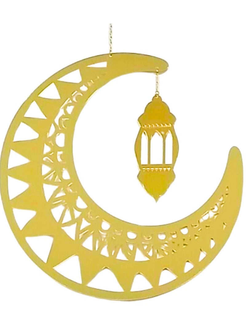 جينو زينة رمضان – أكريليك عالي الجودة مع خيط – زينة رمضان للمنزل – ديكور منزلي خارجي وداخلي  - Image 1