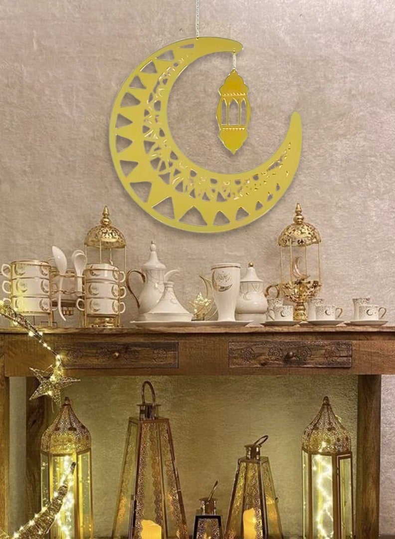 جينو زينة رمضان – أكريليك عالي الجودة مع خيط – زينة رمضان للمنزل – ديكور منزلي خارجي وداخلي  - Image 5