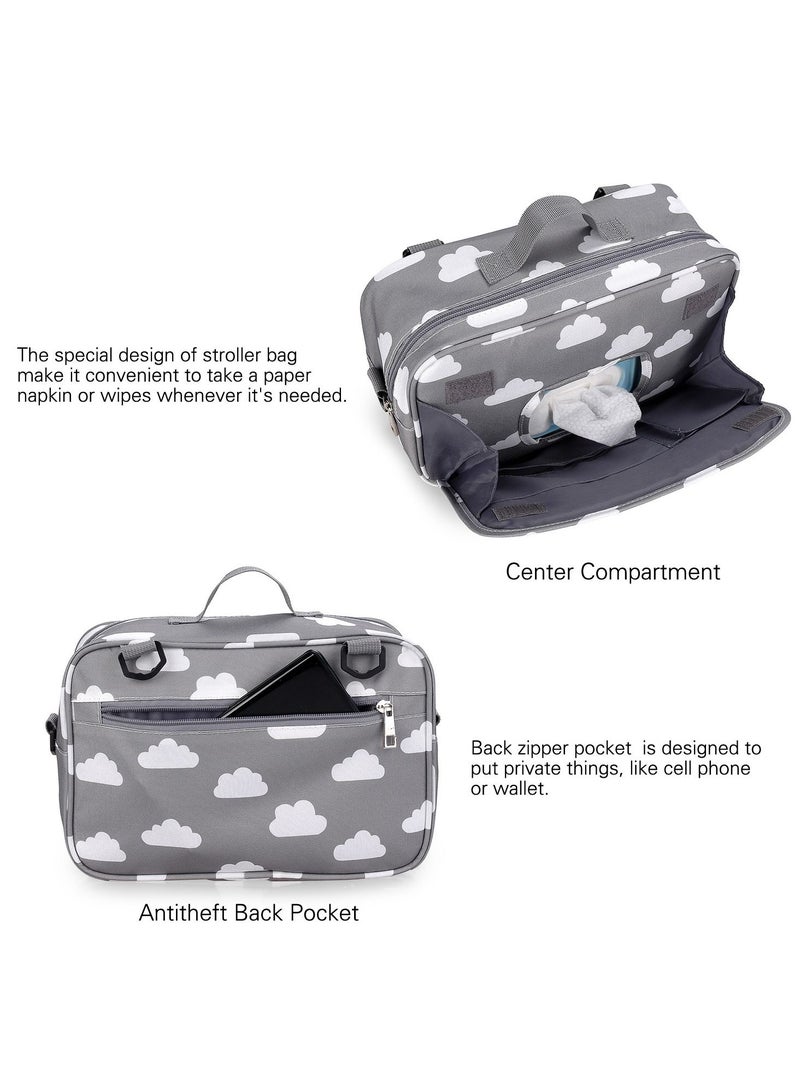Gonice Baby stroller hanging bag car hanging bag milk bottle diaper pants large-capacity storage bag - Image 5
