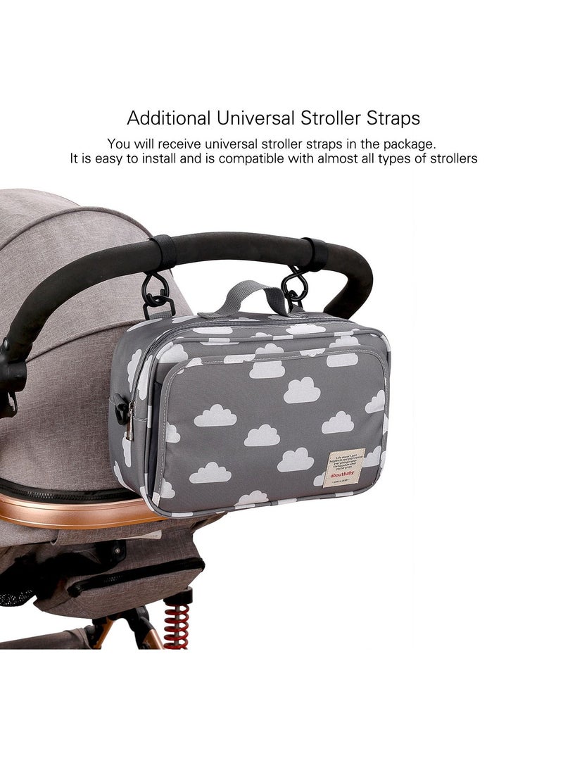 Gonice Baby stroller hanging bag car hanging bag milk bottle diaper pants large-capacity storage bag - Image 2