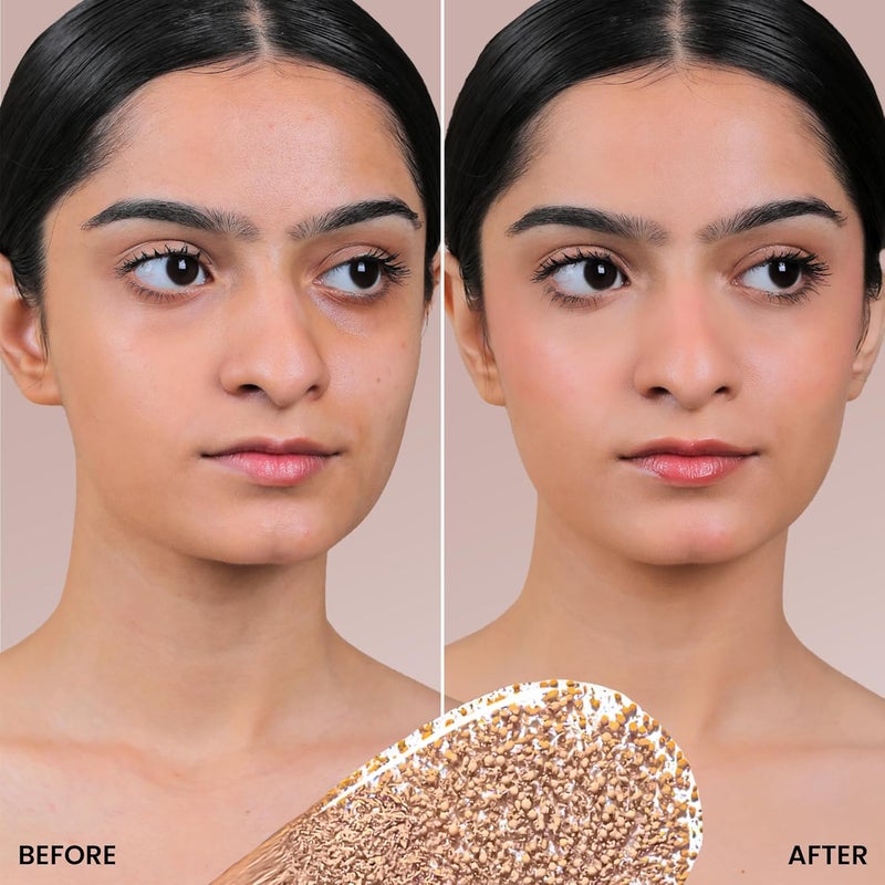 LAMIOR Glow Burst Encapsulated Foundation 30ml Indias First MicroDroplet Formula for Radiant Glow Lightweight UltraHydrating Skincare Makeup Hybrid LongLasting Coverage 98 Natural Ingredients - Image 4
