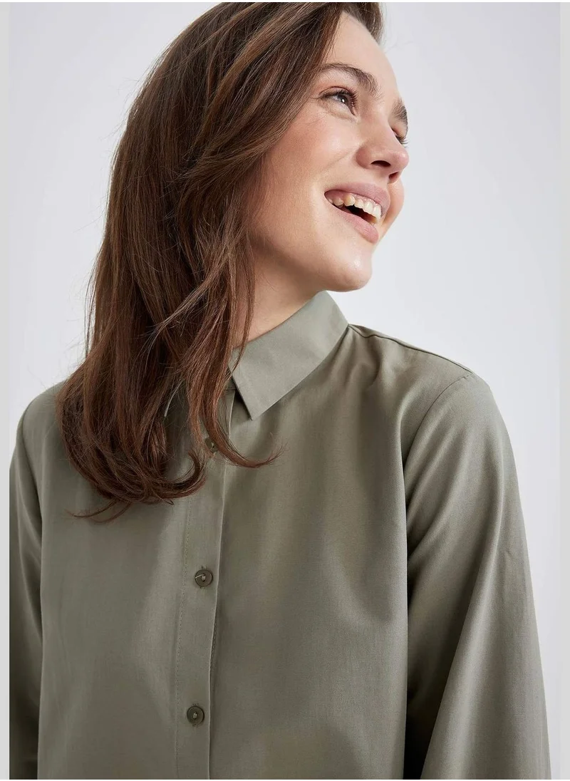 ديفاكتو Woman  Woven Long Sleeve Tunic