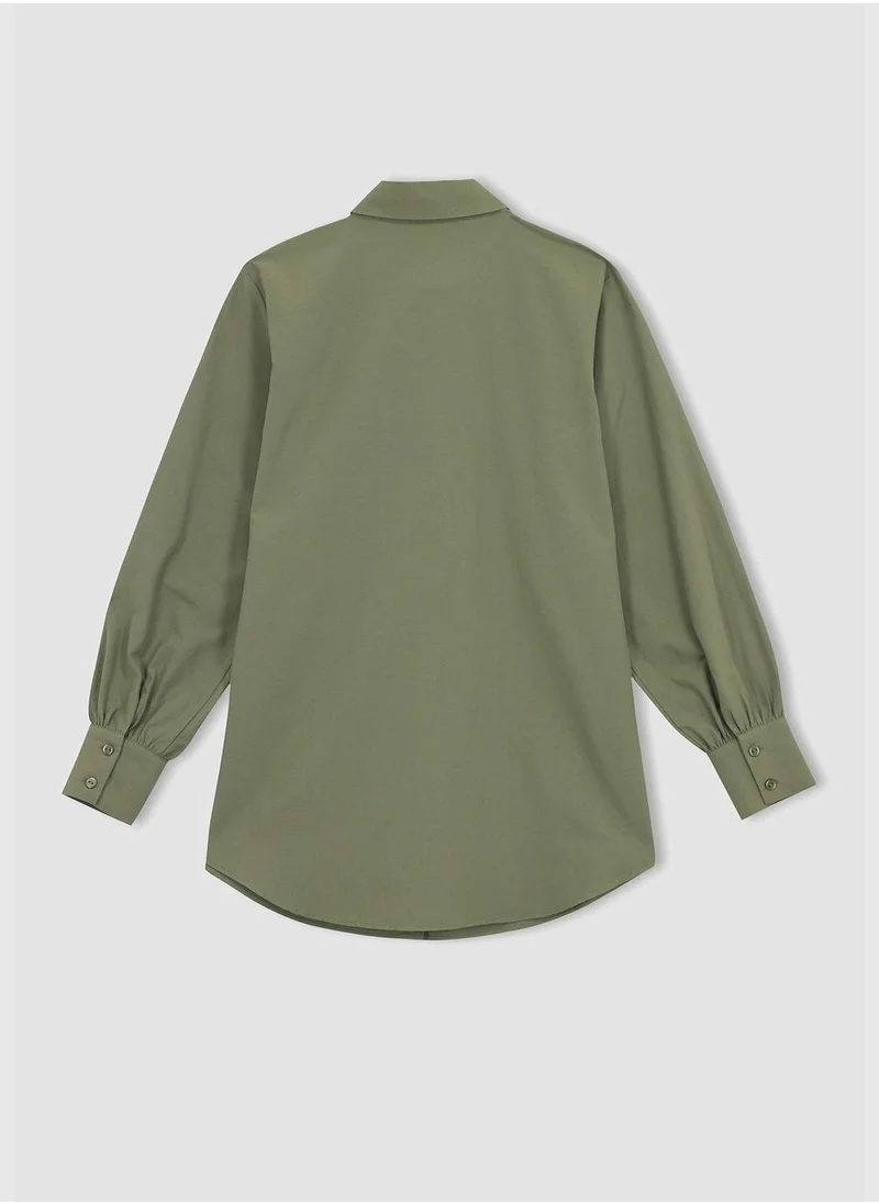 ديفاكتو Woman  Woven Long Sleeve Tunic
