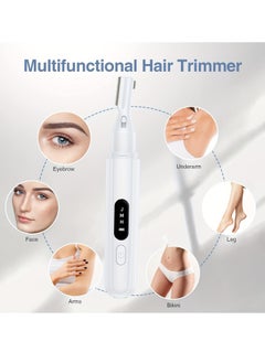 Verci USB Rechargeable Electric Eyebrow Trimmer - Precision Facial Hair Remover for Men & Women, 180mAh Lithium Battery  - Image 2
