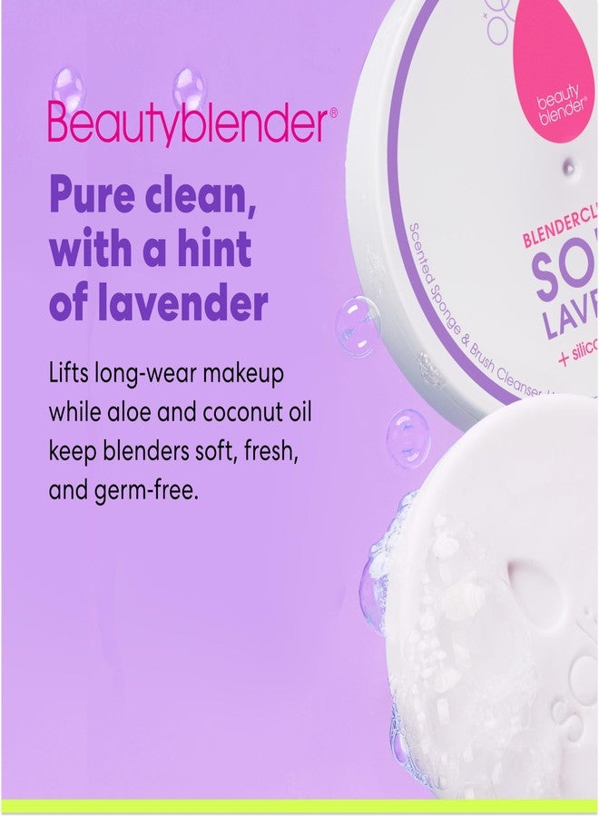 beautyblender Blendercleanser® Solid Lavender Sponge & Brush Cleanser (1oz) - Image 2