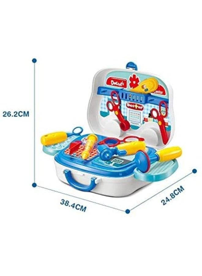 XIONG CHENG Kids Pretend Play Doctor Set with Medical Kit | Nurse Carry Case on Wheels | Fun & Educational Toy for Boys & Girls  - Image 4