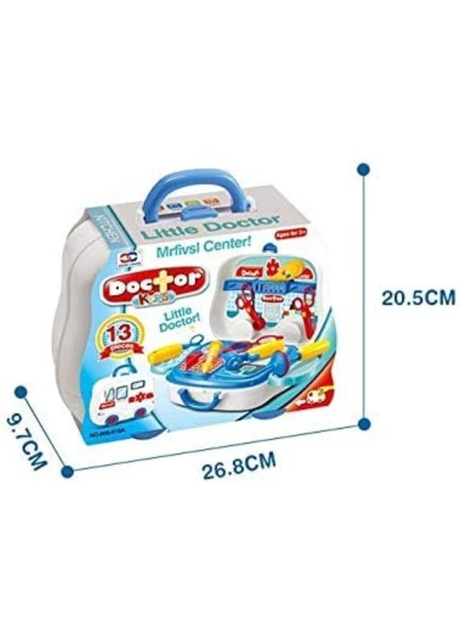 XIONG CHENG Kids Pretend Play Doctor Set with Medical Kit | Nurse Carry Case on Wheels | Fun & Educational Toy for Boys & Girls  - Image 5