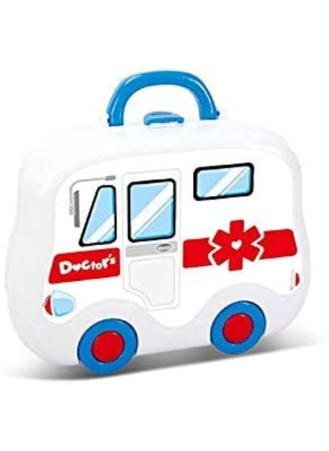 XIONG CHENG Kids Pretend Play Doctor Set with Medical Kit | Nurse Carry Case on Wheels | Fun & Educational Toy for Boys & Girls  - Image 2
