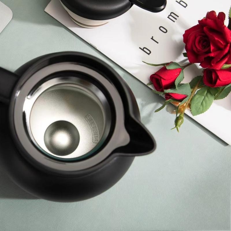 9067 Vacuum Coffee Pot 2000ml, 304 Stainless Steel Inner Liner, Long-Lasting Heat Retention, Silicone Non-slip Base, Smooth Pouring, Random Color - Image 1