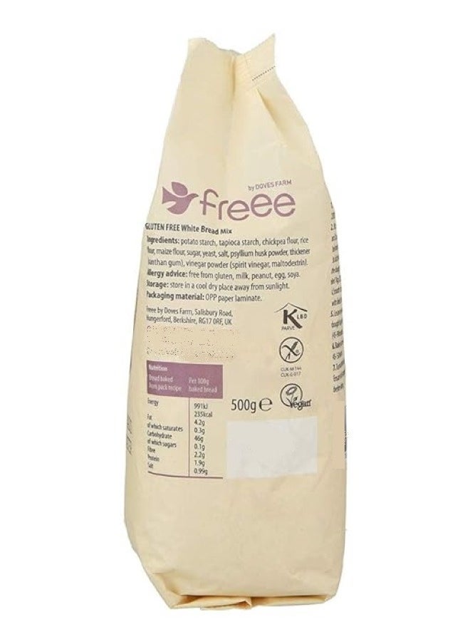 Doves farm - Gluten Free White Bread Mix Vegan 500 G - Image 1